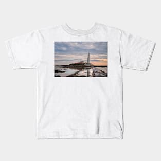 Quiet morning at St Mary's Island Kids T-Shirt